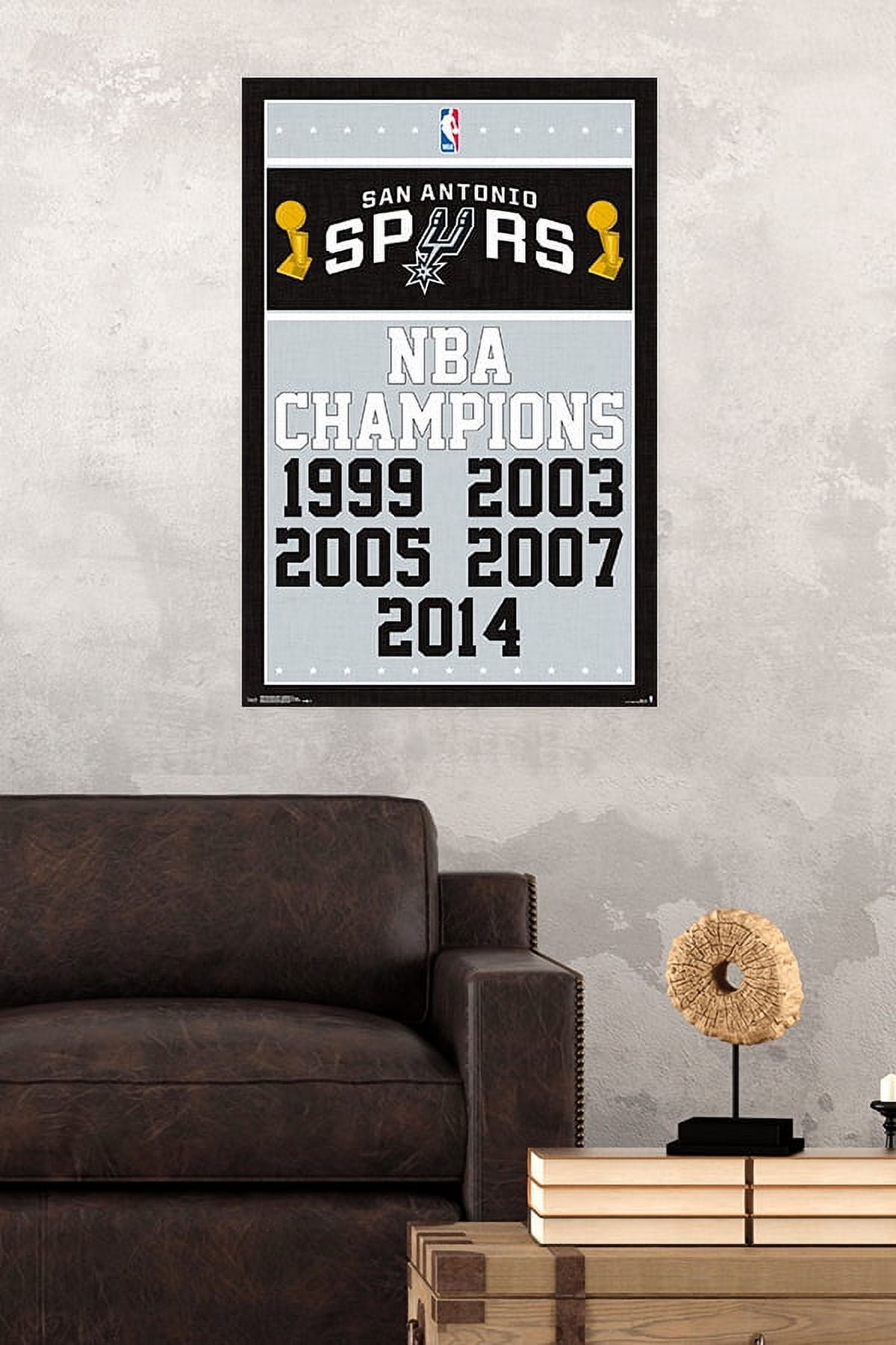 NBA San Antonio Spurs - Champions 17 Wall Poster, 22.375" x 34"