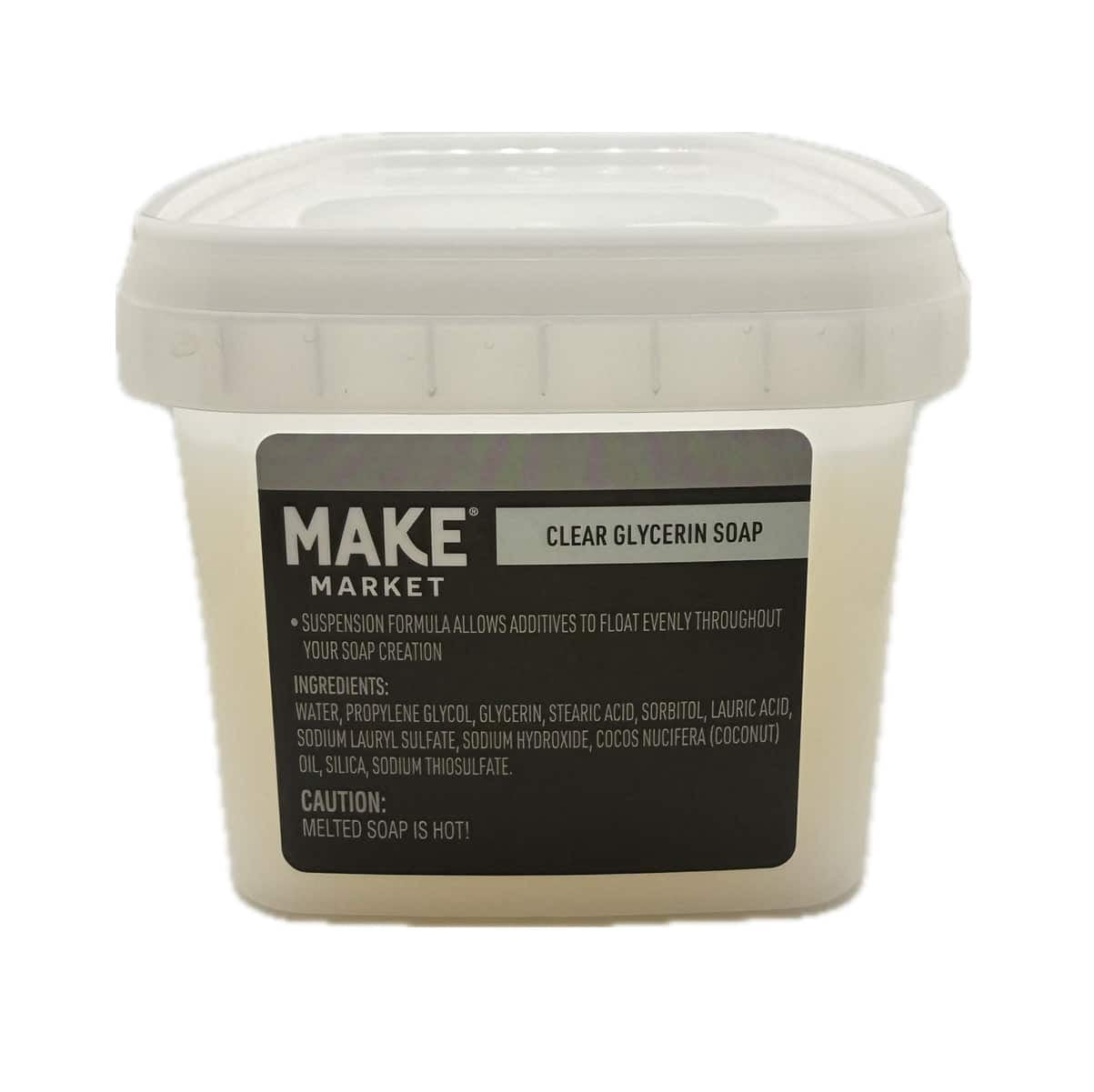 Make Market 2lb. Clear Glycerin Soap Base, 12 Pack