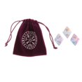 thumbnail image 1 of ZheElen Durable Sky Rune Tarot Exquite Divination Dice for flannel drawstring Table Games Game Dice Style 3 with bag, 1 of 6