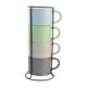 thumbnail image 1 of Juego 4 Tarros Porcelana 340 ml con Rack y Caja Regalo, 1 of 8