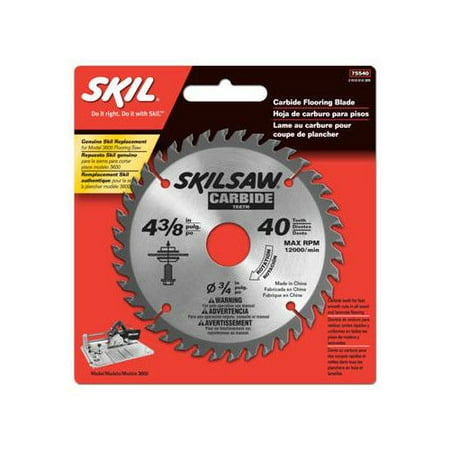 Carbide Tipped Circular Saw Blade, 40-TPI, 4-3/8-In.