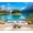 Color 3, variant on Wallpaper Mountain Lake Pine Tree Island Turquoise Water Peaceful Peel and Stick Wall Murals 100"H x 144"W Removable PVC Wall Paper Self-Adhesive Wall Paintings Art Decor for Bedroom Living Room