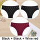 thumbnail image 1 of 3 Unids/Set Bragas De Mujer Ropa Interior Sexy Encaje Lencería Floral Calzoncillos Perspectiva Finetoo Diseño Señoras Pantyspangjing, 1 of 4