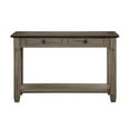thumbnail image 3 of Lexicon Granby Wood 2 Drawer Console Table in Antique Gray, 3 of 7