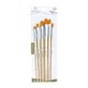 thumbnail image 1 of Juego de 6 pinceles para pintar, nailon, pelo, mango de madera, pinceles para artistas, niños, adult MABOTO Punta de avellana, 1 of 7
