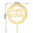 thumbnail image 1 of Decoración para tarta de feliz cumpleaños, adornos para tartas con letras acrílicas, suministros para fiestas, decoraciones para tartas negras de feliz cumpleaños para niño, 33 diseños Tan Jianjun unisex, 1 of 2