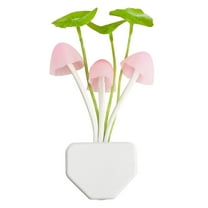 RuWeoMaa Sensor Led Mushroom Night Light, Color Changing Plug-in LED Mushroom Dream Bed Lamp,mushroom decor,Mushroom Lamp,Gifts Under 10 Dollars