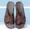 Brown, variant on Men's Leather Slip On Slides Sandals Comfortable Lightweight Open Toe Anti-Slip Flat Summer Casual Slippers Indoor Outdoor Walking Beach Sandals