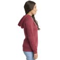 thumbnail image 5 of Ladies' PCH Raglan Zip Hoodie - HEATHER CARDINAL - S, 5 of 5