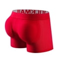 thumbnail image 5 of Mens Boxer Briefs with Hip Pad Mesh Butt Padded Bottoms Breathable Underwear Butt Enhancer Underpants Enhancing Buttocks Male Underpants 2026 Summer Outfits, 5 of 6