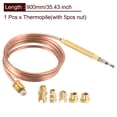 thumbnail image 2 of Gas Fireplaces Thermocouple M6x0.75 for Fryer Stove Oven Water Heater Replacement Parts 35.43" Long, 2 of 6