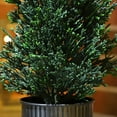 thumbnail image 4 of Flocking artificial Christmas tree, desktop cedar Christmas tree, indoor Christmas decorations, 4 of 5