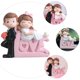 thumbnail image 5 of 1 pieza de figuras de pareja de San Valentín: novios, muñecos de resina, adornos para tartas., 5 of 8