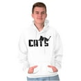 thumbnail image 5 of Cats Kittycat Feline Lovers Cool Cute Hoodie Sweatshirt Women Men Brisco Brands M, 5 of 6
