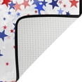 thumbnail image 4 of FREEAM America Flag Galaxy Stars Non Slip Area Rug for Living Dinning Room Bedroom Kitchen, (20 x 31 Inch), 4th of July Nursery Rug Floor Carpet Yoga Mat, 4 of 6