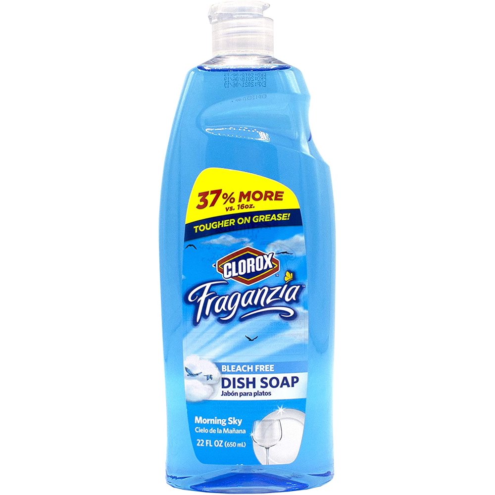 Clorox Fraganzia Liquid Dish Soap Smells Great and Cuts Through Tough