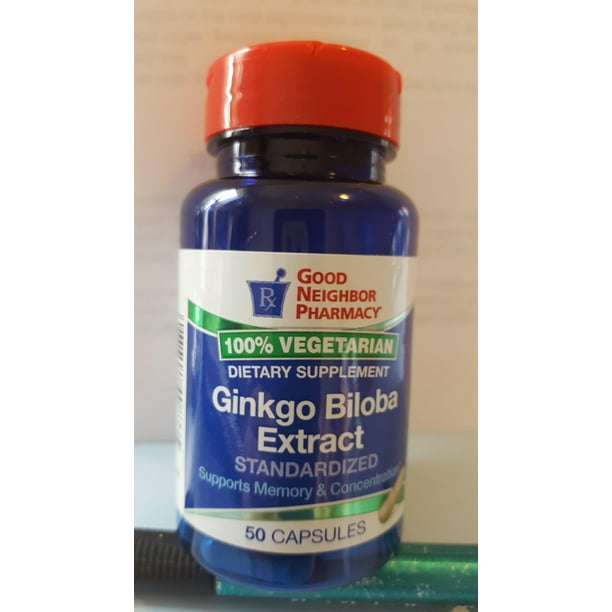 As Middel Grillig GNP Ginkgo Biloba 30 Mg Capsules 50ct - Walmart.com