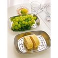 thumbnail image 3 of Vintage Tray American Tinplate Household Stainless Steel Dinner Plate Snack Fruit Plate Food Coffee Table Storage Picnic Plate, 3 of 5