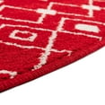 thumbnail image 6 of Rugs.com Moroccan Trellis Collection Rug – 10 Ft Round Burgundy Red Medium Rug Perfect For Kitchens, Dining Rooms, 6 of 9