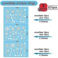 thumbnail image 3 of 321PCS Snowflake Window Clings for Glass Windows, 9 Sheets Christmas Window Clings for Glass Windows, Winter Window Clings, Xmas Window Clings, Christ, 3 of 5