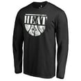 thumbnail image 2 of Men's Black Miami Heat Buckets Long Sleeve T-Shirt, 2 of 3