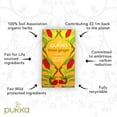 Pukka Three Ginger Organic Herbal Tea, Turmeric, CaffeineFree, Tea
