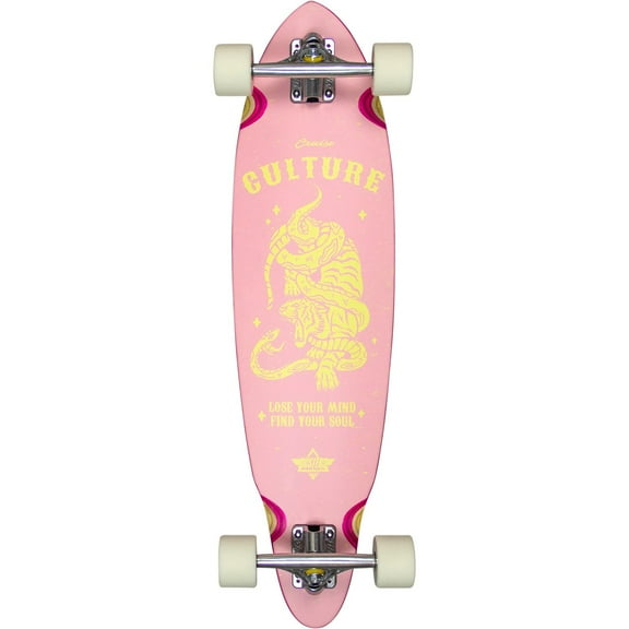 Dusters Culture LB Complete Skateboard 33" Pink/Yellow