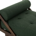 thumbnail image 5 of Noble House Ashtabula Indoor Tufted Chaise Lounge, Pine Green, 5 of 9