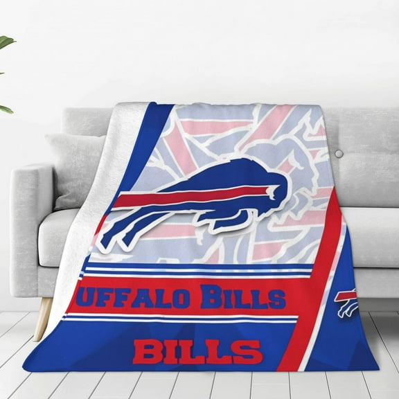 Buffalo Team Blanket Football Team Custom , Super Soft And Cozy Flannel Blanket For Bed, Sofa Or Travel,Warm Blanket Birthday And Holiday Gifts Multiple Sizes