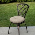 thumbnail image 3 of Klear Vu Bistro Outdoor Round Seat Cushions, Wellfleet Bay Woven Revolution Performance Fabric (Set of 2), Tan, 3 of 4