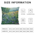 thumbnail image 5 of Chilfamy Iris Flower Throw Pillow Covers Pillow Case for Couch Sofa Bed Home Decor, 5 of 5