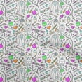 thumbnail image 1 of oneOone Polyester Spandex Fuschia Pink Fabric Tool Sewing Craft Projects Fabric Prints By Yard 56 Inch Wide, 1 of 4