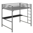 thumbnail image 4 of Miles Metal Full Loft Bed with Desk, 4 of 9