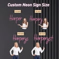 thumbnail image 6 of UPONRAY Single-line Custom Neon Signs, Customizable USB-Powered & Dimmable LED Neon Light, Stylish Wall Decor as Gifts for Bedroom, Home, Bar, Family, Lover, Friend, Cool White, 5 inch/2 Letters, 6 of 8