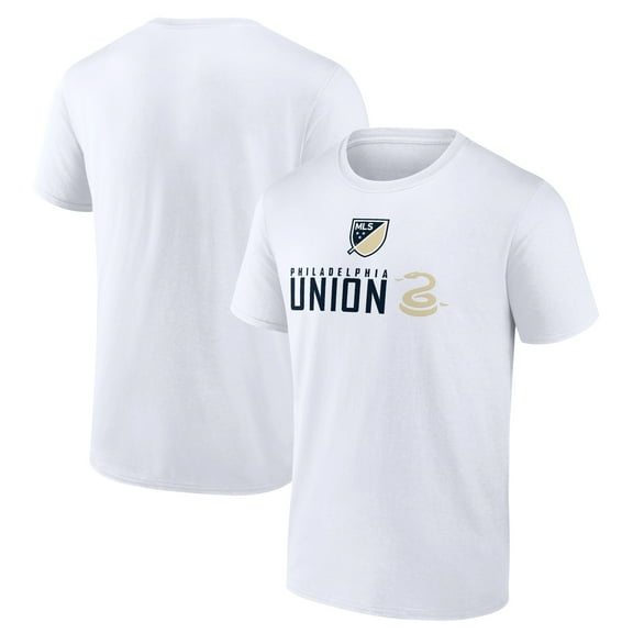 Men's White Philadelphia Union Shielded T-Shirt