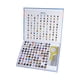 thumbnail image 1 of 100 unids / caja Kit de geología de geología para niños, hoja de identificación, libro de rocas, colección de gemas, kit educativo de geología para el Sunnimix Piedras preciosas de roca, 1 of 8