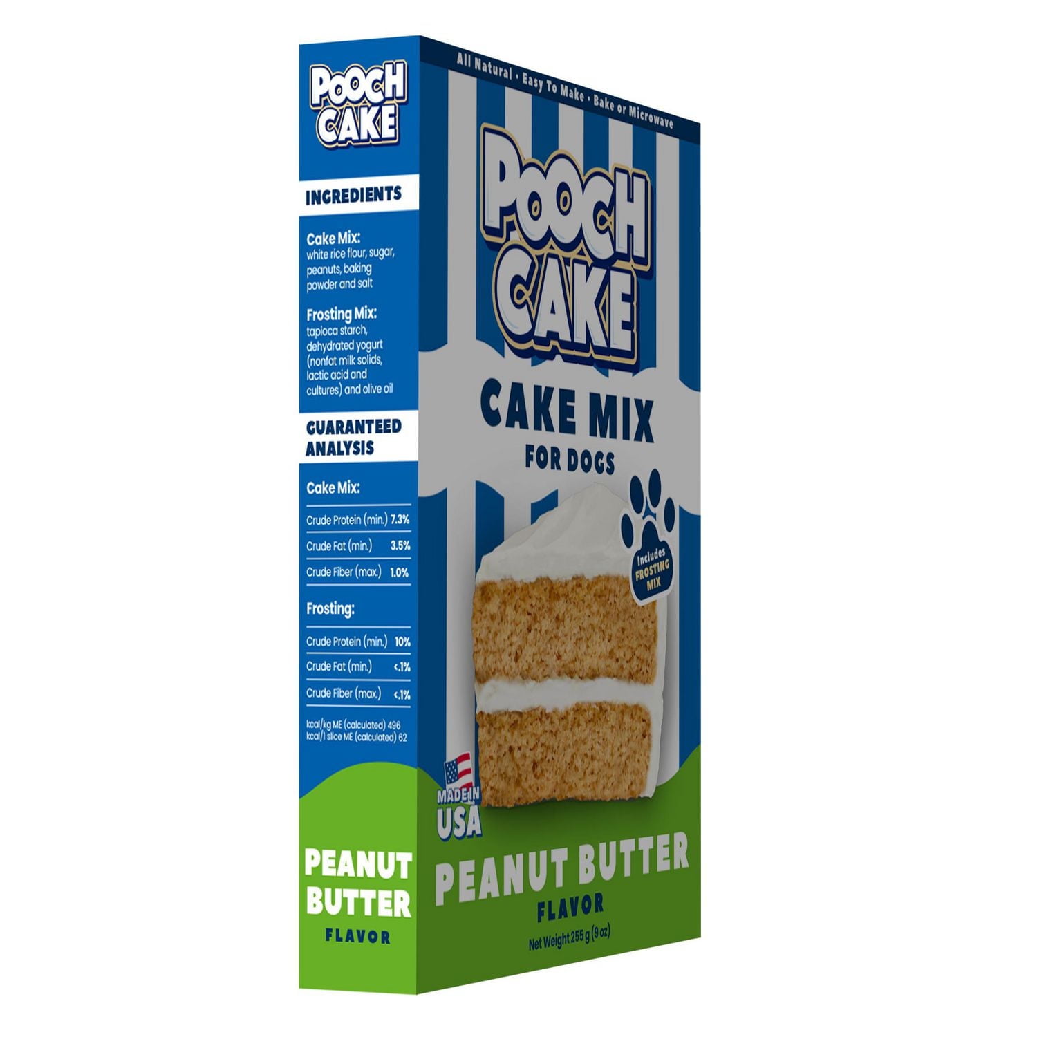 Pooch Cake Basic Starter Pack Plus - Peanut Butter Cake Mix and Birthday Cake Ice Cream Mix