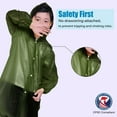 thumbnail image 3 of Kids Rain Jacket, 2 Pack Rain Ponchos for Kids - Reusable Raincoats for Boys and Girls Waterproof Outdoor Rain Gear, 3 of 7
