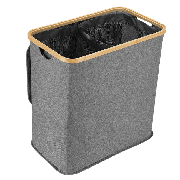 Oyajia 98L Laundry Basket with Lid and 2 Removable Liners, Large