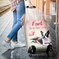 thumbnail image 3 of Every Fart is Love Note Boston Terrier Guilty Face Happy Valentine's Travel Luggage Cover Gentleman Dog Lover Gifts Suitcase Dust Protective Decor - 01016, 3 of 5