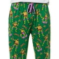 thumbnail image 4 of Teenage Mutant Ninja Turtles Men's Tossed Print Sleep Pajama Pants For Adults, 4 of 6