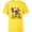 Yellow, variant on Disney Mickey Mouse Retro Whistling Music Super Cool Stroll - Short Sleeve T-Shirt for Kids - Customized-White