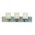 thumbnail image 1 of Bel Air Lighting CB-2803-PW 3 Light Pewter Cube Bath Bar, 1 of 1