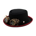 thumbnail image 1 of Sombrero Steampunk para mujer y hombre, accesorio de disfraz para fiesta, carnaval y Mardi Gras. con engranaje, 1 of 9