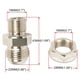 thumbnail image 4 of Tapón de cárter de aceite turbo 10AN a M18x1.5mm Bung Fitting Sin soldadura Adaptador de bandeja de drenaje de aceite Turbo Acero al carbono, 4 of 4