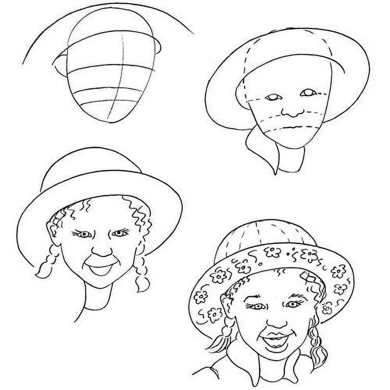 How To Draw A Head On A Hat