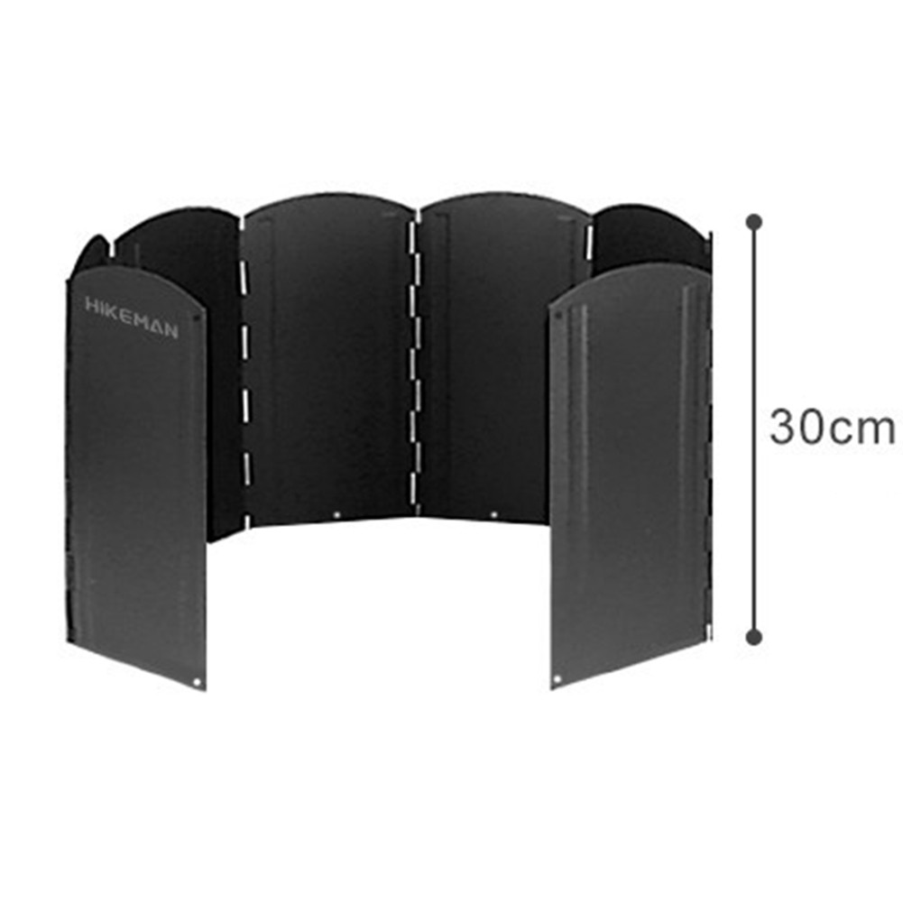 Heavy Duty Folding Camping Stove Windshield 8 Plates Outdoor Stove