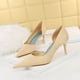 thumbnail image 3 of Zapatos de tacón alto sexys de moda para mujer, zapatos de tacón alto para boda, zapatos de tacón alto para mujer con boca poco profunda y puntiaguda, zapatos de tacón de tela para novias individuales, 3 of 5