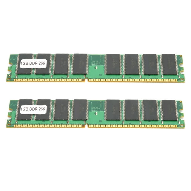 Ddr Memory Module Electronic Component 2Pcs Memory Module Desktop Full Compatible DoubleSided 16Grain DDR 1GB 226Mhz PC2100