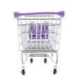 thumbnail image 4 of Mini Shopping Cart Trolley Toy Size M Handcart Toy Trolley Purple, 4 of 9